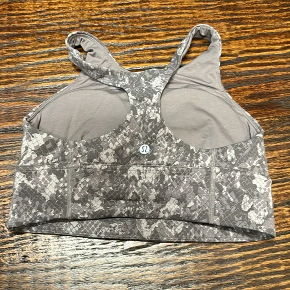 Lululemon WUNDER TRAIN LONGLINE BRA C/D Hideaway Camo Lunar Rock Multi 8 - Picture 3 of 5